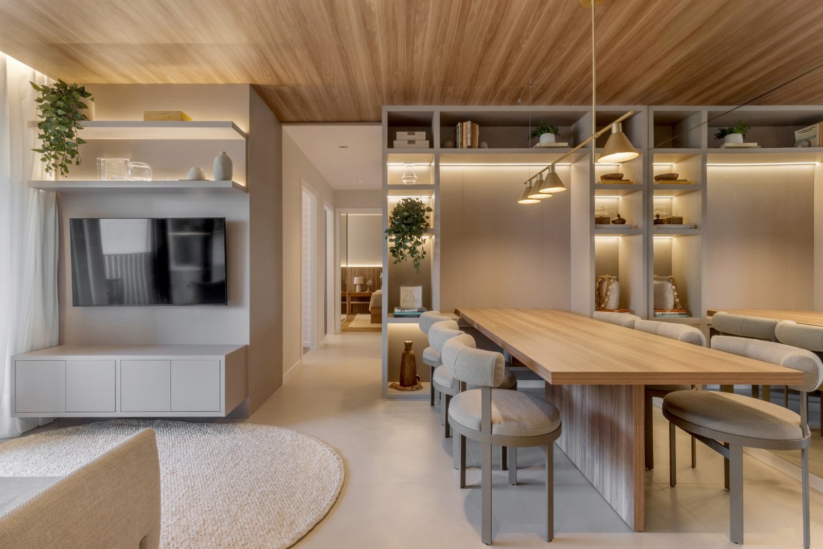 Apartamento decorado de 76 m² — 3 quartos sendo 1 suíte