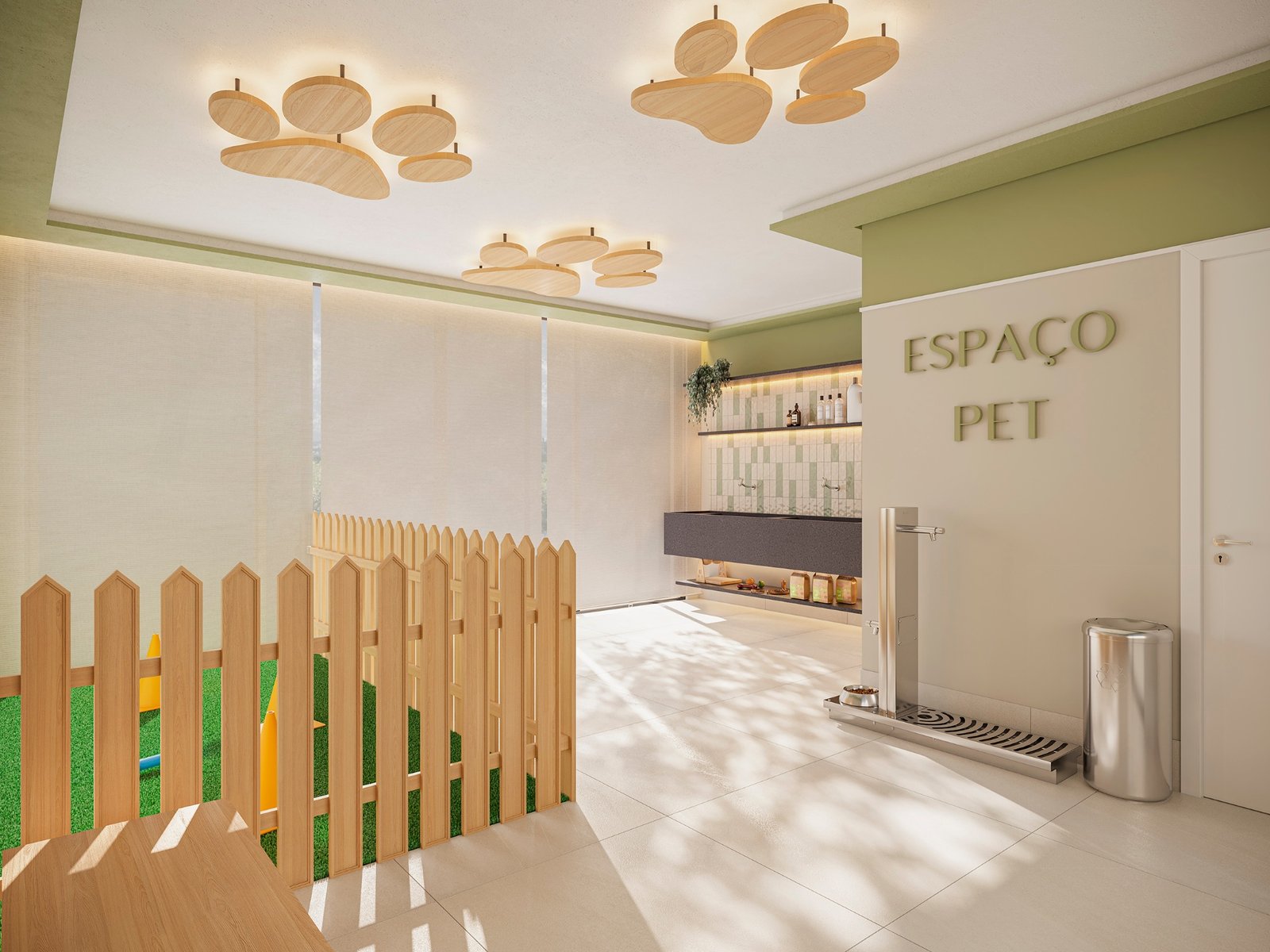 Espaço Pet do condomínio Chácara Bernadette